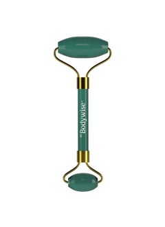 Jade Roller; 100% Natural Jade Face Roller; Tightens Skin Reduces Wrinkles & Improves Blood Circulation; Best For Serum Application; Double Sided For Toning & Firming Face