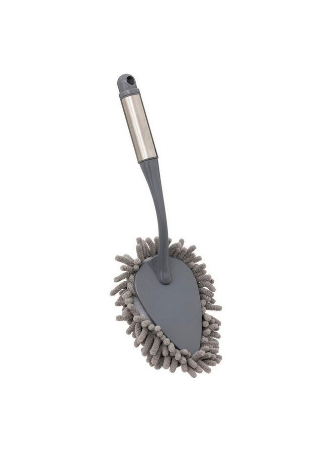 Five Simply Smart Silver & Clean Small Microfiber Duster Grey 4.5 x 12 x 36 cm 186196 - Image 1