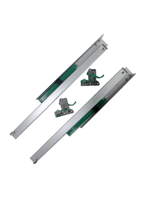 Volo Quadro Drawer Slide Silent Soft Closing Hydraulic Channel with Locking Device Heavy Duty undermount Drawer Slide Weight Capacity 40kg 20 inch 500mm