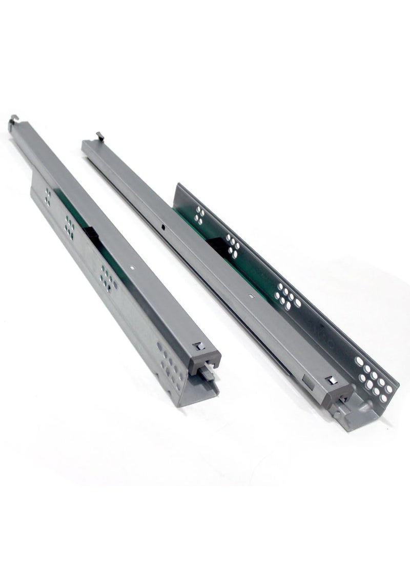 Volo - Volo Quadro Drawer Slide Silent Soft Closing Hydraulic Channel with Locking Device Heavy Duty undermount Drawer Slide Weight Capacity 40kg 20 inch 500mm - Image 1