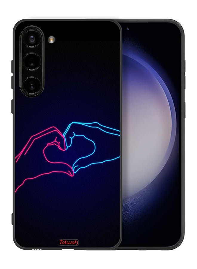 Tolwak Samsung Galaxy S23 Plus 5G Protective Case Cover Touching Hand Making Heart - Image 2