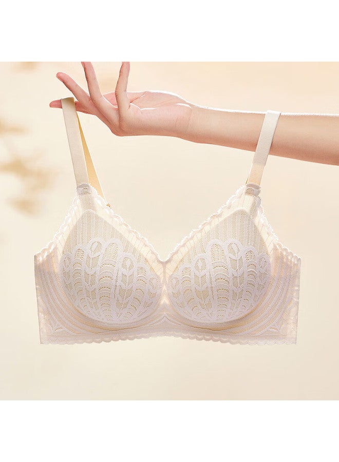 Fenton Fenteng Wireless Bra For Women, New Style, Antibacterial Latex, Lightweight Cups Lace, Prevents Side Bulge, Women's Underwear - Image 2