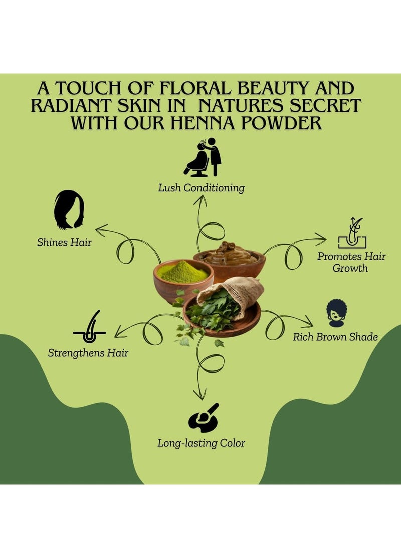 Accessorize Kingdom Henna Powder for All Hair Types – 100% Natural | Provides Rich Color & Conditions Hair | Promotes Hair Growth & Soothes Scalp Irritation | (100gm)  - Image 5