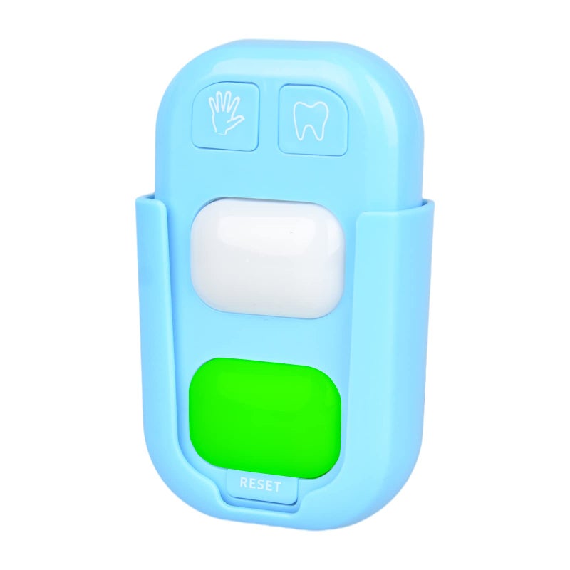 SOARING Kids Teeth Brushing  Hand Washing Timer Color Indicator for Children Training  Stick on Bathroom Blue