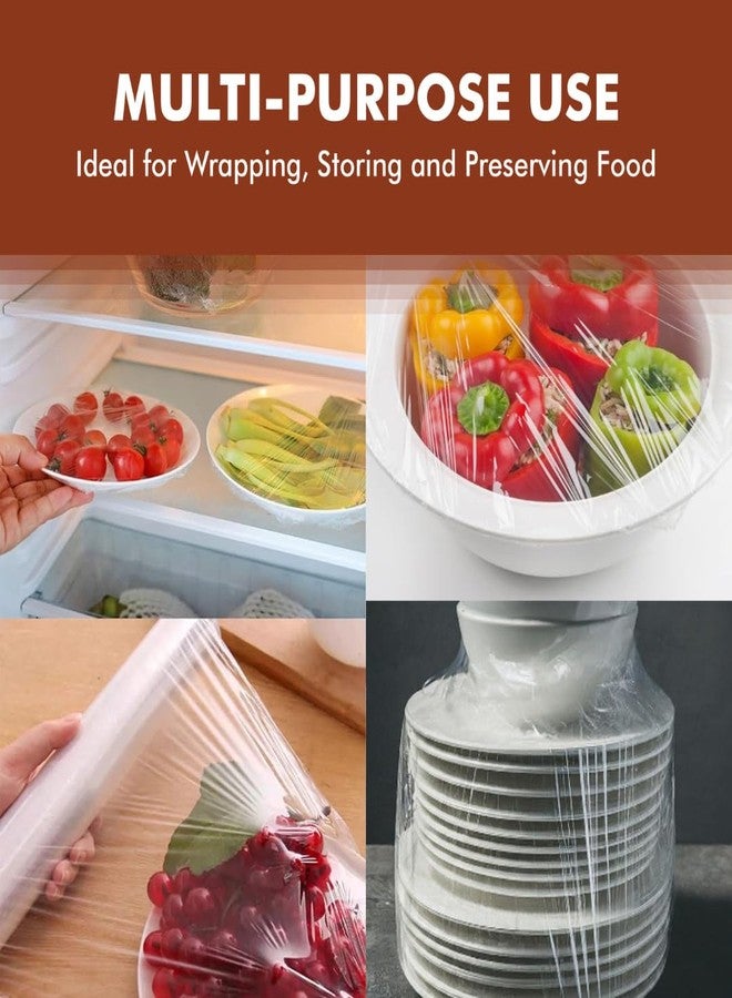 GREENDOT BIOPAK Biodegradable & Compostable Bio Cling Film Wrap (30m x 30cm), Made from Corn Starch, Ideal for Food Storage & Packing, Plastic-Free, BPA-Free, Food-Safe Multipurpose Food Cling Film - Image 4