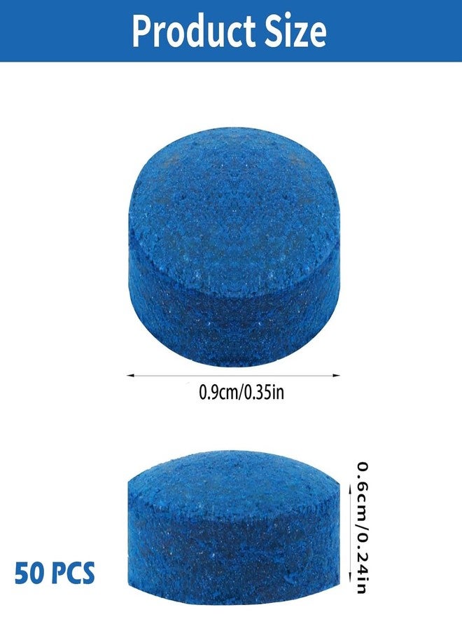 FFZDENA 50 PCS Snooker Cue Stick, 9mm Pool Stick Tips for Professional and Recreational Players, Durable Cue Tips for Enhanced Gameplay, Compatible with Snooker and Pool Cue Sticks - Image 2