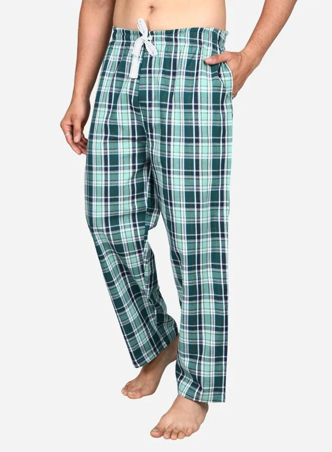 victor and jane Victor and Jane Solid Short Sleeve T-Shirt and Checked Pyjama Set