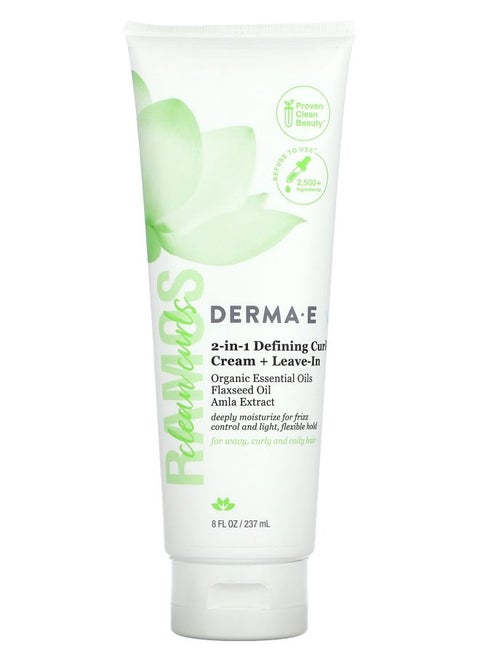 Ramos Clean Curls 2-In-1 Defining Curl Cream + Leave-In 8 fl oz (237 ml)