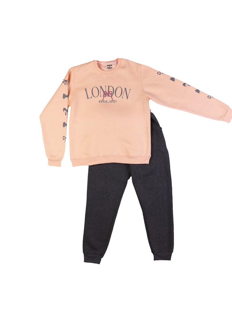 زيركون بيجامة شتوي بناتي - 4054 - Image 1