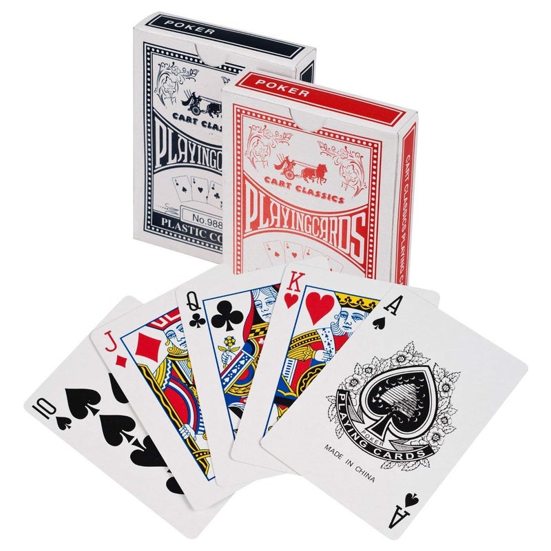 Hemtik Professional Grade 300 Ceramic Chips with Aluminum Case, Playing Cards, Dealer Button for Texas Hold’em, Blackjack, Games | Complete Poker Game Set (300) - Image 4