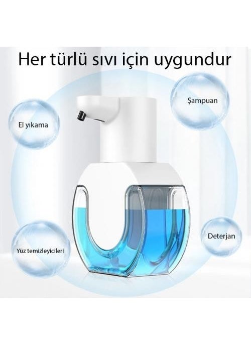 Coofbe - Rechargeable 420ML Sensor Liquid Soap Dispenser Foam Machine Smart Automatic Liquid Soap Dispenser Machine - Image 1