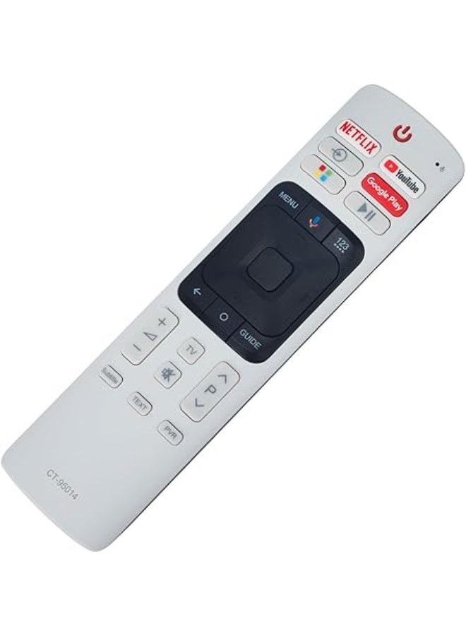 ريموت كنترول بديل جديد متوافق مع تلفزيون توشيبا CT-95014 4K UHD LED HD اندرويد،  بدون تحكم صوتي - Image 3