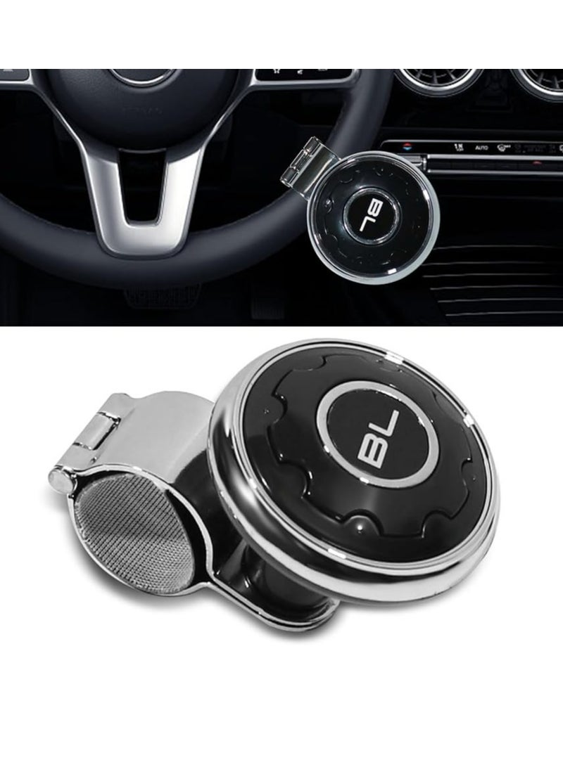 عبوة واحدة من مقبض الكرة الدوارة لعجلة القيادة - مقبض دوار، ملحق عجلة القيادة مناسب لجميع السيارات والشاحنات والجرارات والقوارب وعربات الجولف - Image 1