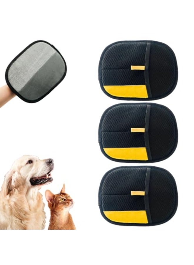 YelaJoy 3PCS Pet Hair Removal Glove for Cats & Dogs, 2025 Upgrade Pet Hair Remover Glove, Electrostatic Pet Hair Removal Gloves for Dogs and Cats, Reusable Pet Hair Remover Glove (3PCS) - Image 1