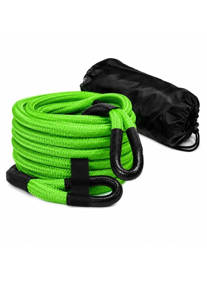 Toby's Toby’s 6 Meter 8 Ton Kinetic Recovery Rope – Heavy Duty Offroad Tow Belt with Hooks & Gloves, Thickened Anti-Break Towing Rope for Car, SUV, Truck, ATV Emergency Recovery - Image 1
