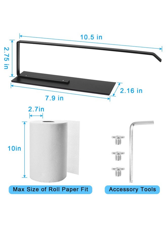 Seropy Magnetic Paper Towel Holder, Toilet Paper Roll Holder Magnetic Towel Rack Wall Mount Fridge Organizer for Paper Towels Rolls Bathroom Toilet Pantry RV Kitchen Organizers and Storage 2 Pack - Image 2