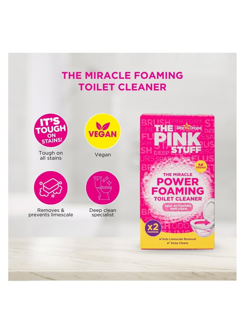 ستاردروبس ستار دروبس ذا بينك ستاف منظف المرحاض الرغوي ذا ميراكل باور علاجين فوم زهري ذاتي التنشيط - Image 3