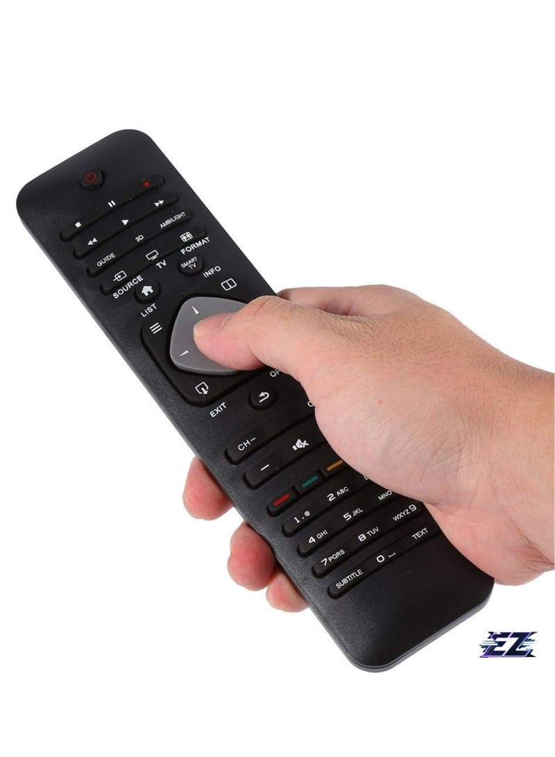 ELTRAZONE Universal Remote Control for Philips LCD LED Smart TV, Replacement Remote Control for All TV Models with battery - Image 2