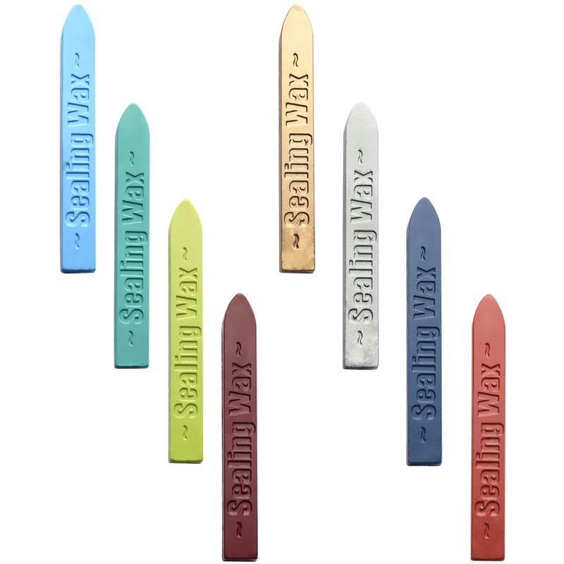 8Pcs Sealing Wax Sticks with Wicks Antique Fire Manuscript Sealing Wax for Wax Seal Stamp - Image 5