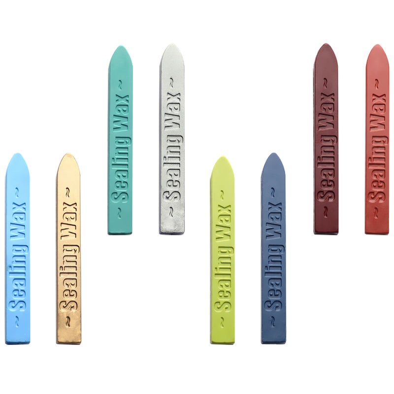8Pcs Sealing Wax Sticks with Wicks Antique Fire Manuscript Sealing Wax for Wax Seal Stamp - Image 3