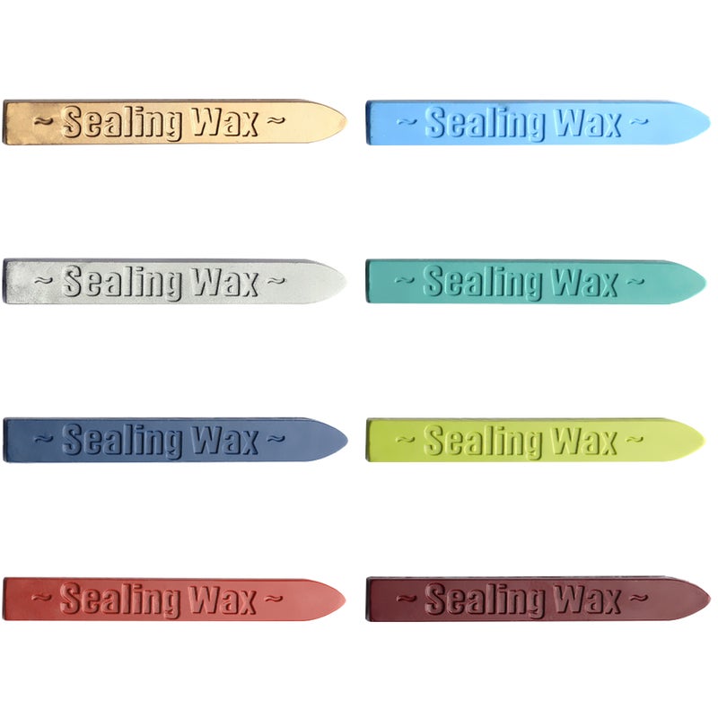 8Pcs Sealing Wax Sticks with Wicks Antique Fire Manuscript Sealing Wax for Wax Seal Stamp - Image 1