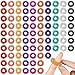 Nuogo 200 Pcs Acupressure Rings Fidget Spiky Sensory Finger Massager Ring Stress Relief Fidget Sensory Toys Anxiety Relief Toys Stress Reducer for Men WomenClassic Color - Image 4
