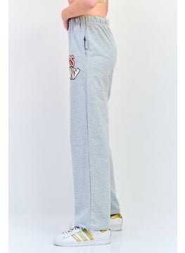 Looney Tunes Women Looney Tunes Print Drawstring Jogger Pants, Grey  - Image 2