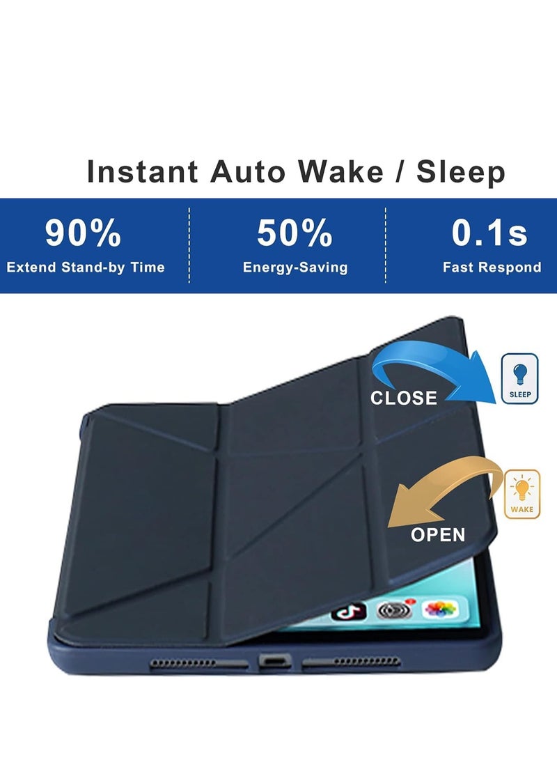 JAJEEK iPad 10.2 inch Case – Compatible with iPad 9th Generation 2021, iPad 8th Generation 2020 & iPad 7th Generation 2019 – 5-in-1 Multiple Viewing Angles, Auto Wake/Sleep, Soft Back Cover, Sky Blue – Stylish Protection for Your iPad - Image 5