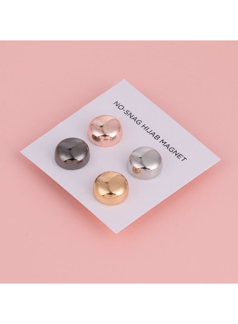 4 Pair Mix Color Commercial Strength Hijab Magnets. - Image 4