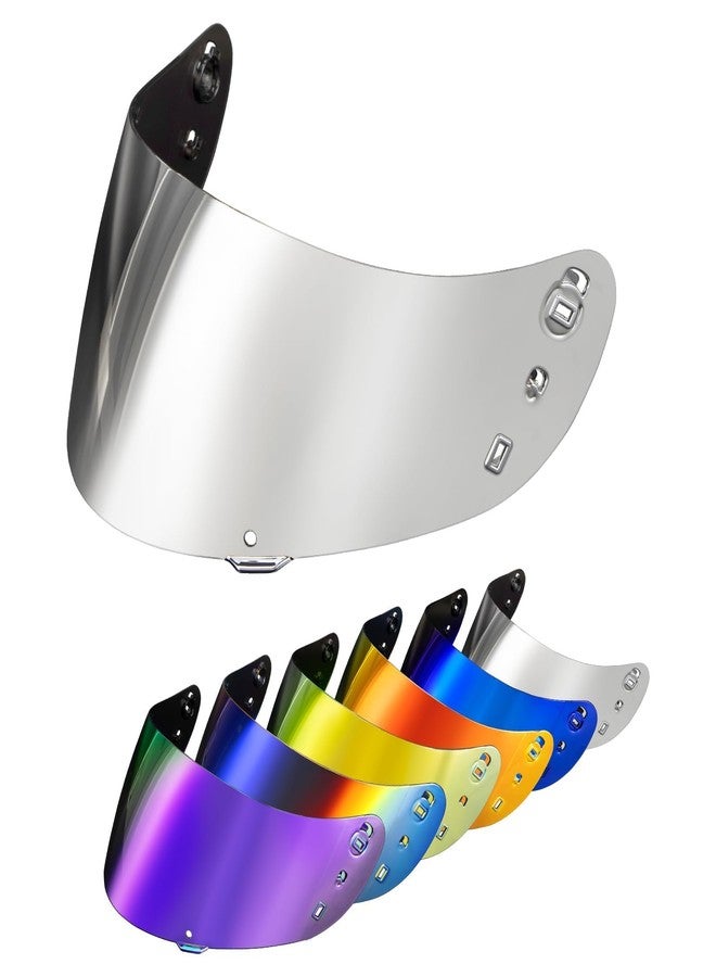 PSLER Icon Ic04 Visor - Icon Ic-04 Airframe Pro/Airmada/Airform Visor Motorcycle Helmet Tinted Visor UV Protection Face Shield Replacement for Ic04,Deep Blue - Image 1