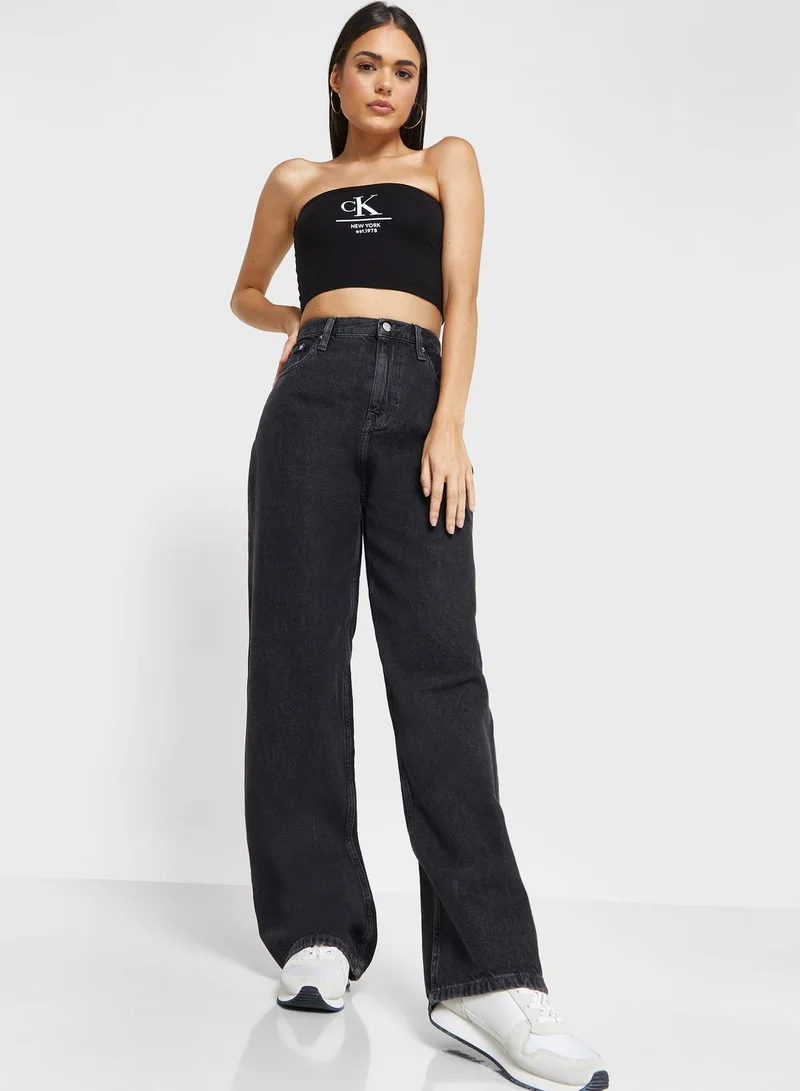 Calvin Klein Jeans High Waist Straight Jeans