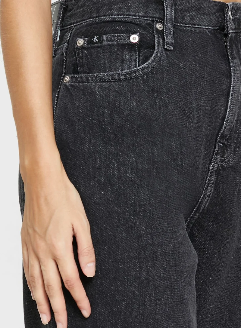 Calvin Klein Jeans High Waist Straight Jeans