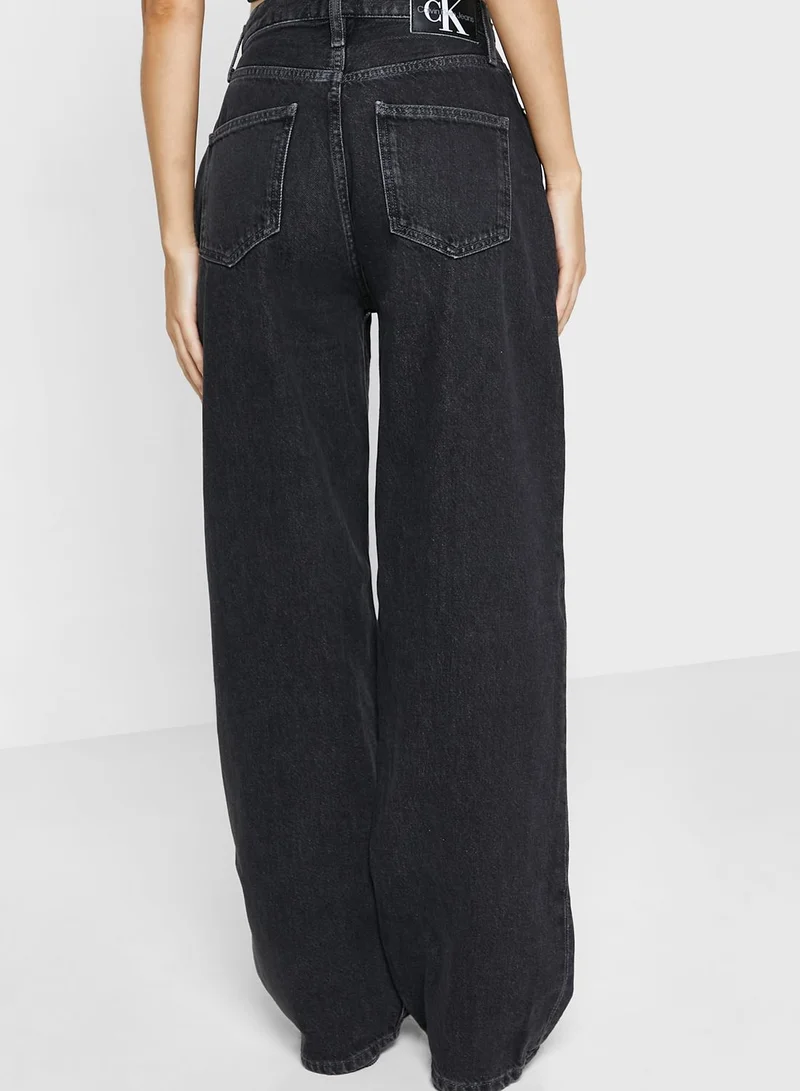 Calvin Klein Jeans High Waist Straight Jeans