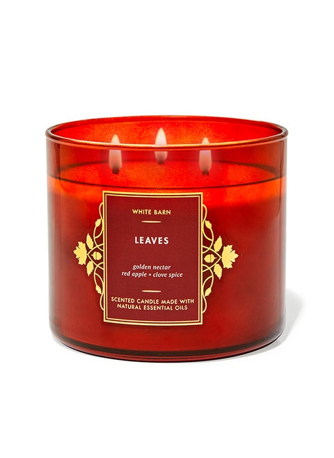 Leaves 3-Wick Candle