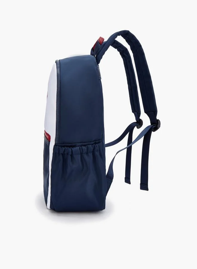 لي كوبر Logo Print Backpack With Padded Shoulder Straps