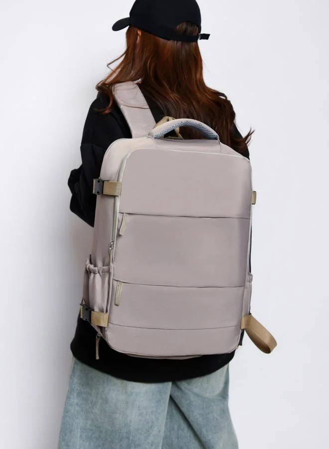 Take Two Grey Backpack with Shoe Compartment