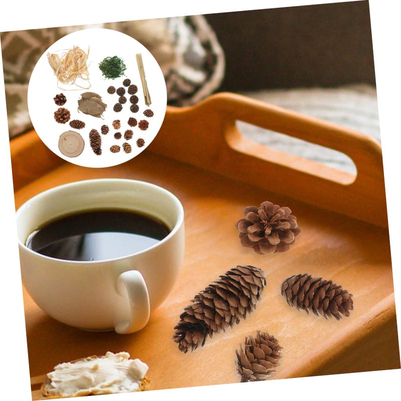 Vintage Wooden Food Photography Props Set For Home Decor And Events - Image 4