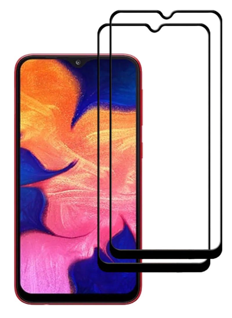 ACLIX 2 Pieces Antistatic ESD Dustproof Premium Quality High Definition Tempered Glass Screen Protector Designed For Samsung Galaxy A10 - Image 1
