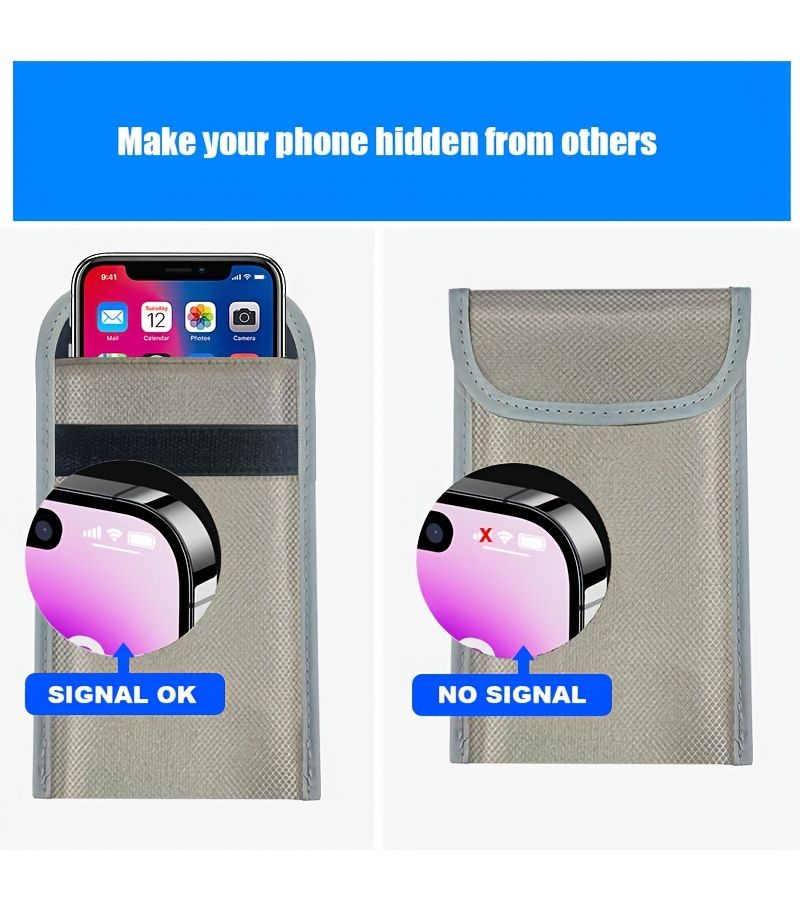 Pregnancy Radiation Shielding Phone Pouch 18.5cm Signal Blocking Bag - Image 5