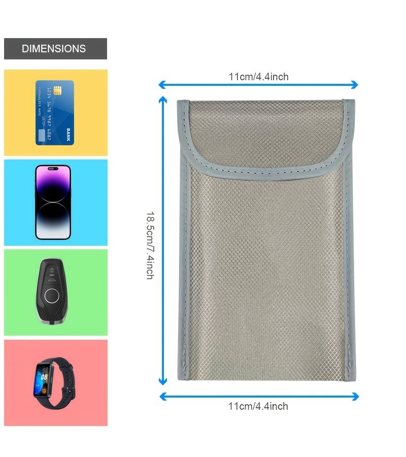 Pregnancy Radiation Shielding Phone Pouch 18.5cm Signal Blocking Bag - Image 2