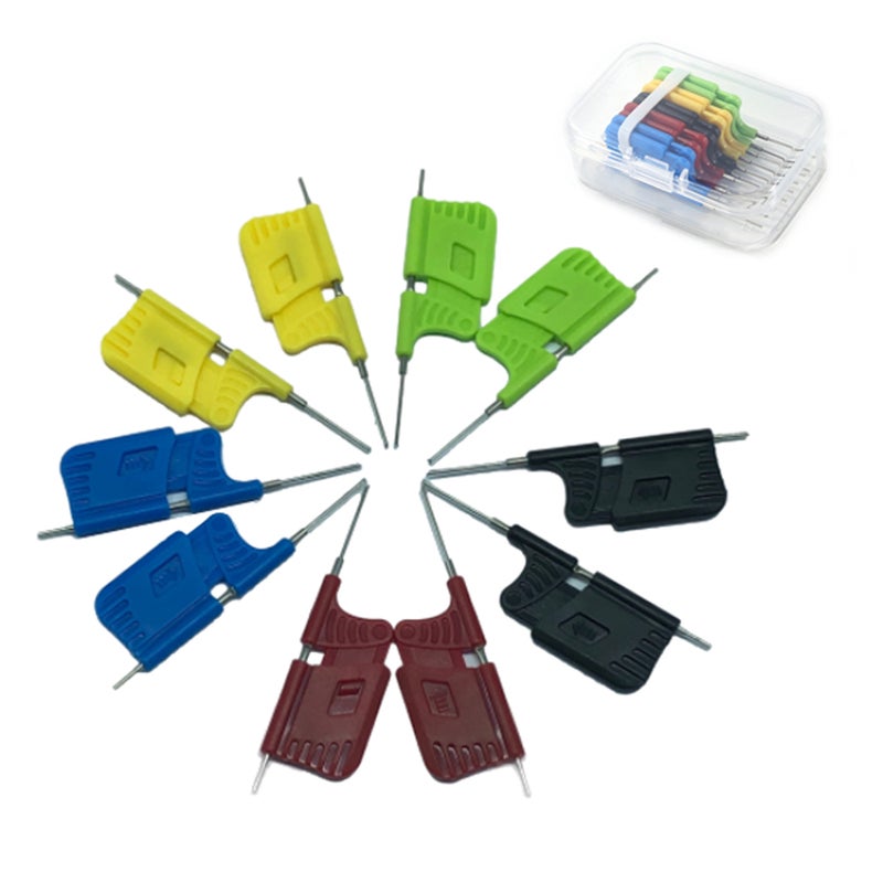 Universal Chip Test Clip Small Clip Test Clamp SDK08 Test Clips Set Chip Test Hook Clips Electrical Testing Clips - Image 1