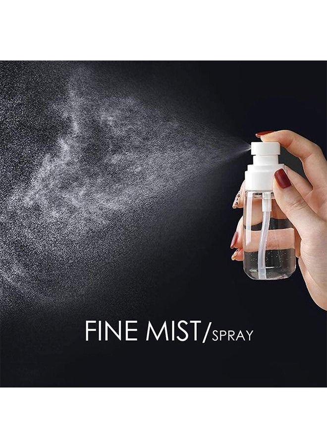 Generic 3 Color Fine Mist Spray Bottle 100ml Empty Cosmetic Refillable Travel Containers Plastic Hair Spray Bottle Sprayer  - Image 2