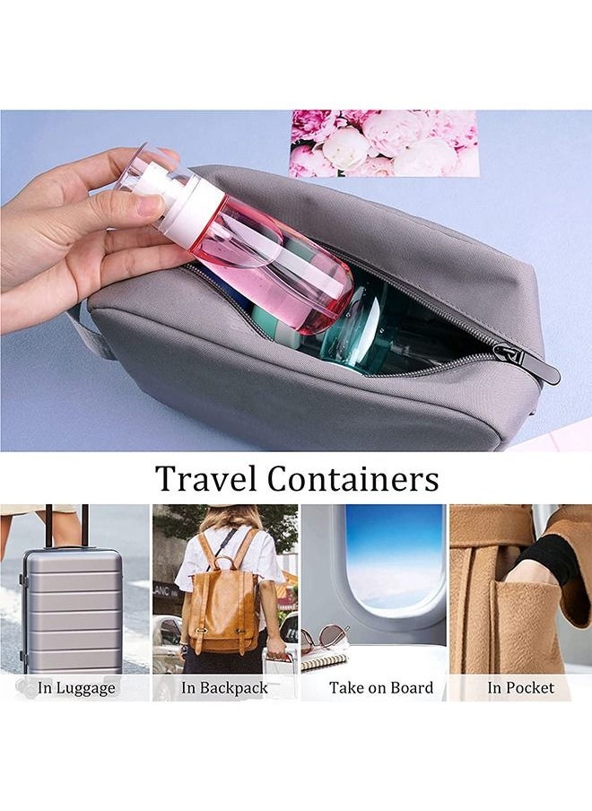 Generic 3 Color Fine Mist Spray Bottle 100ml Empty Cosmetic Refillable Travel Containers Plastic Hair Spray Bottle Sprayer  - Image 4