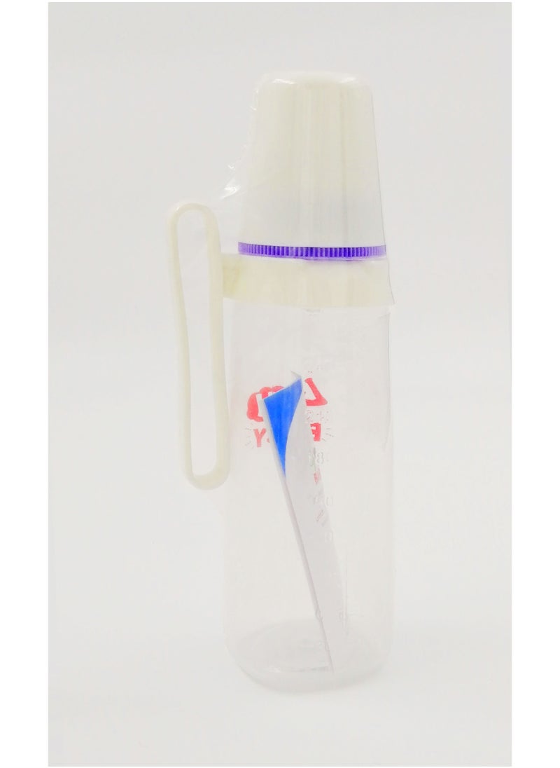 4U BABY - Transparent Plastic Bottle With Handle 275 ml - Image 1