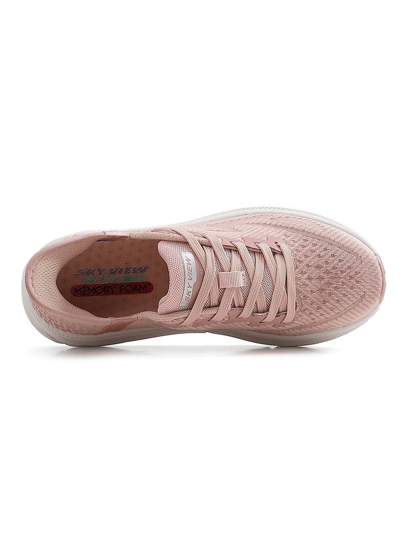 Sky View - Athlesiure Supportive Men And Women Hands Free Slip-ins Running Shoes Unisex Cushioned Breathable Athletic Fashion Sneakers Non Slip Walking Tennis Shoes Pink - Image 1