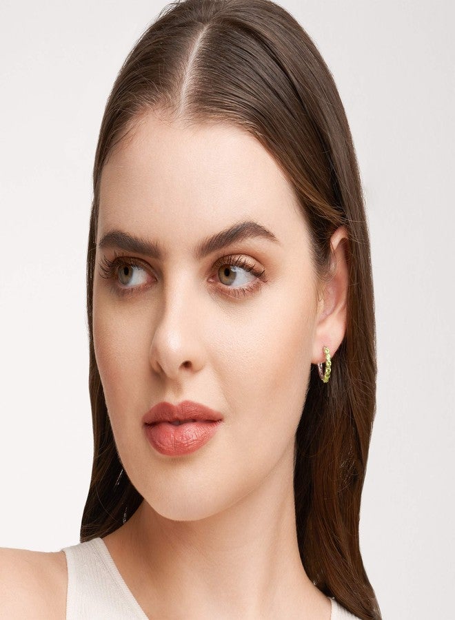 مورجان آند بايدج أقراط مورغان آند بيج من الفضة الإسترليني عيار 925 مطلية بالروديوم، مرصعة بحجر الزبرجد 3 مم، للنساء - أقراط من الفضة الإسترليني مضادة للحساسية، هدية مثالية لأعياد الميلاد، إغلاق محكم. - Image 4