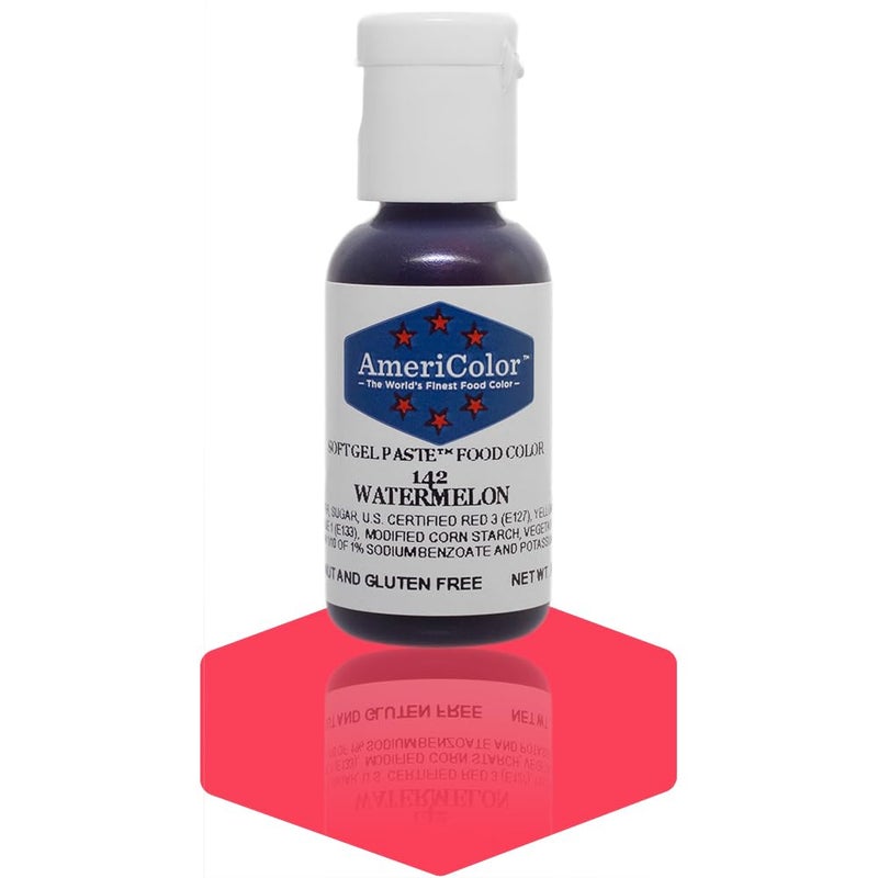 AmeriColor Watermelon 75 Ounce Bottle Soft Gel Paste Food Color - Image 3