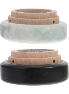Hemoton Anti-Scald Moxibustion Cushion Pad,Moxa Sticks Burner Holder,Wooden Sticks Base, Non-scaldable Cushion,Moxibustion Burner Base Cushion for Moxibustion Heat,Portable Moxibustion Stick Burner