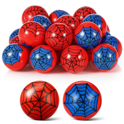 Civaner 24 Pcs Spider Birthday Party Favor 15inch Stress Ball Sensory Fidget Toys for Birthday Decorations Supplies Halloween Goodie Bags Christmas Stocking Stuffers Valentines Gifts - Image 1