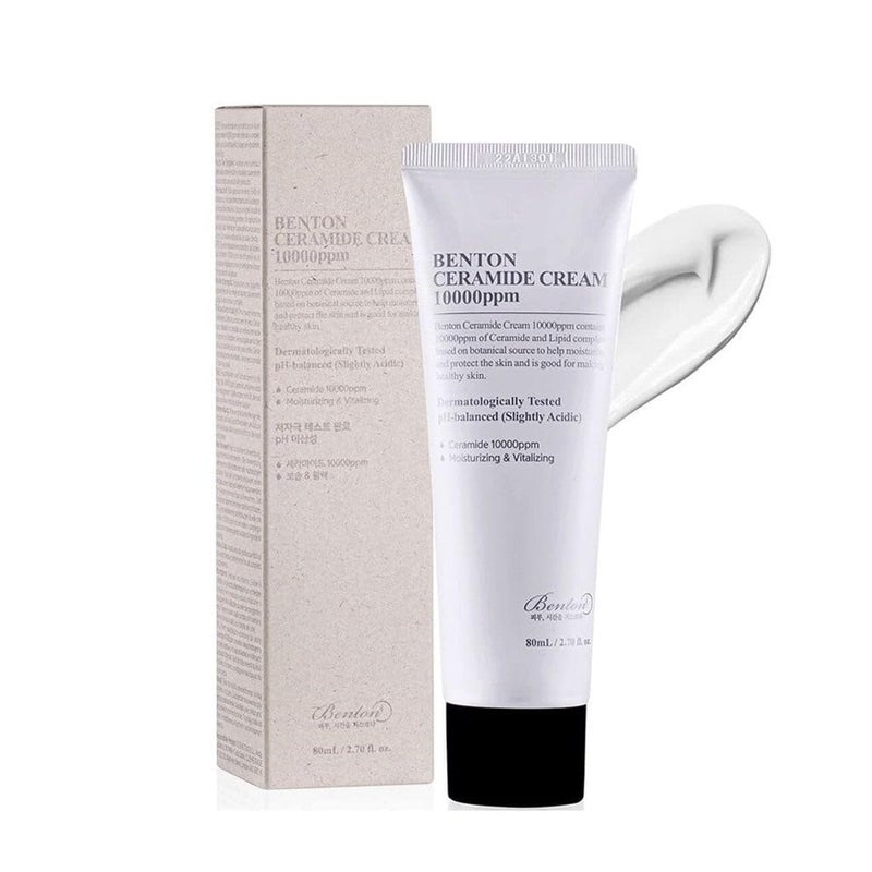 BENTON Ceramide Cream 10000ppm  Vegan Nourishing and Hydrating Moisturizer  Strengthen Skin Barrier  For Dry and Sensitive Skin 27oz